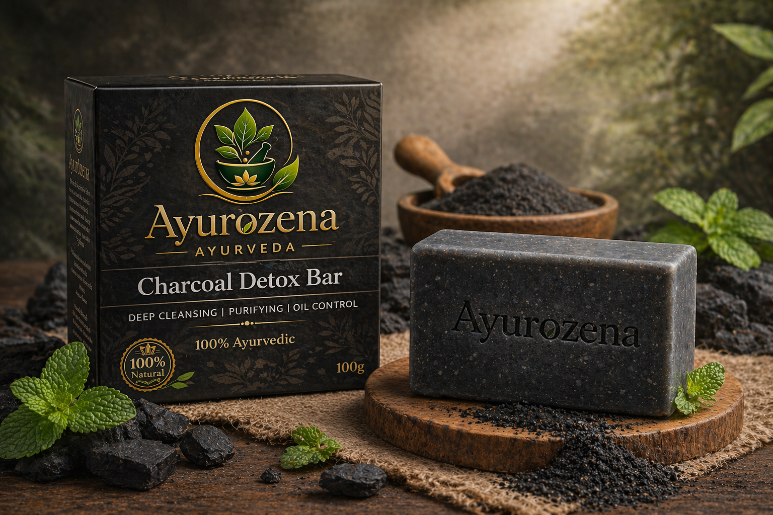 Charcoal detox bar